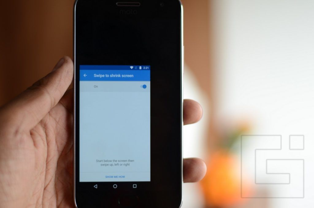 Мото приложение Особенности Moto G5 Plus Shrink Screen