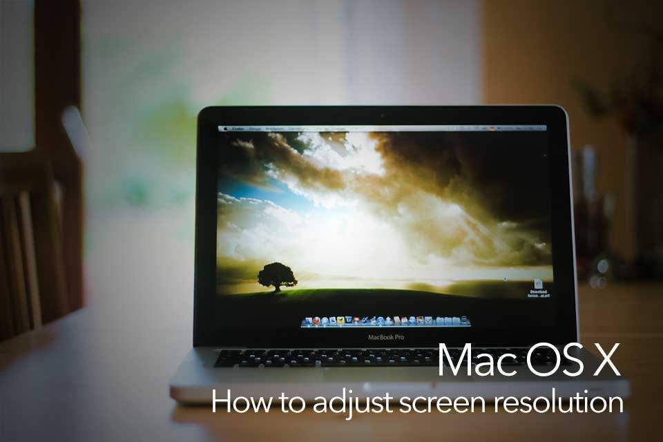 Как изменить разрешение экрана моего Mac (OS X El Capitan)