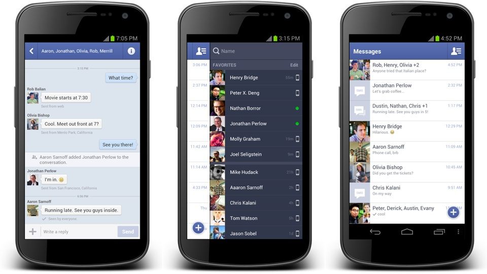 Приложение Facebook - Android