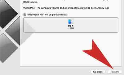 как удалить Windows 7 из Mac OS X