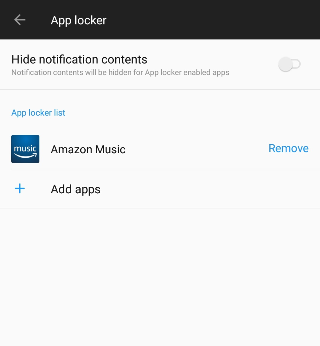OnePlus 6 App Locker