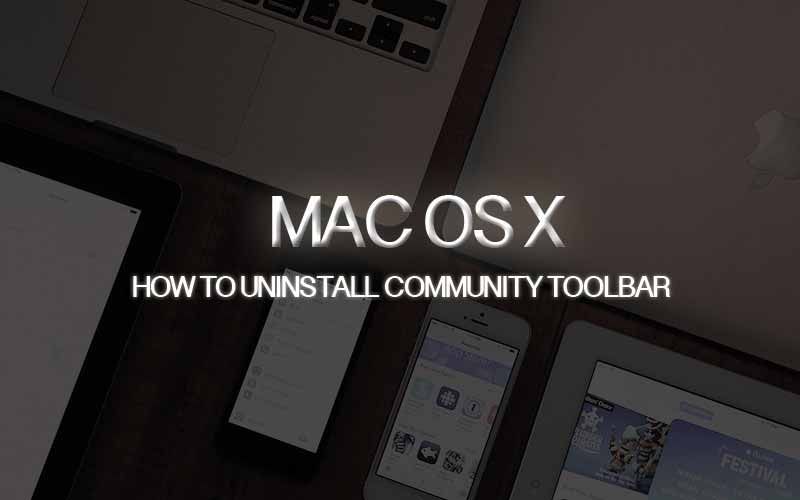 Поиск кабелепровода - удаление панели инструментов сообщества на Macbook Pro Retina OS X (Safari, Firefox, Chrome)