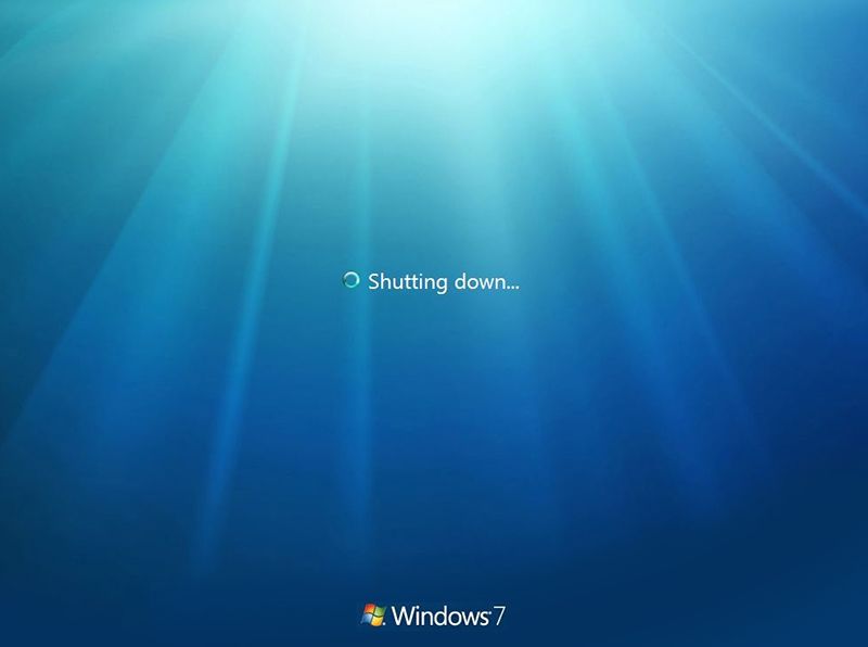 Исправлена ​​ошибка, из-за которой Windows 7 не закрывалась должным образом! Попробую! Слишком медленно!
