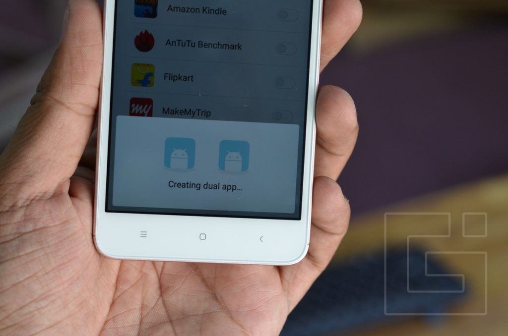 Xiaomi Redmi 4A Создание двойных приложений