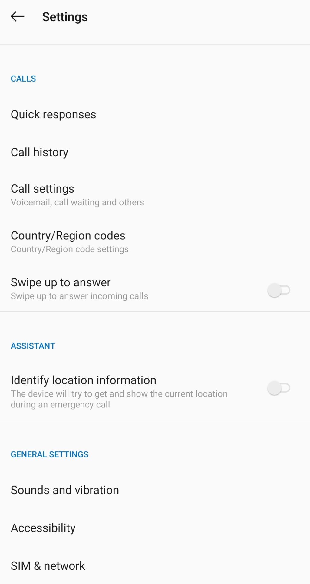 OnePlus 6T проведите пальцем вверх, чтобы ответить на входящий звонок