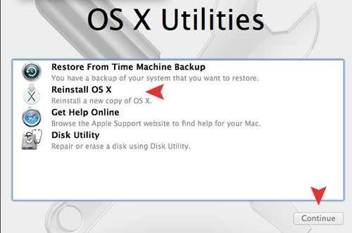 аппаратный сброс в Mac OS X El Capitan