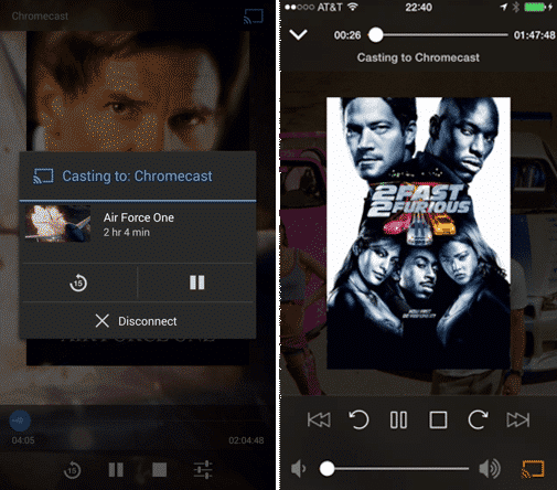 Мобильное приложение Plex Chromecast Воспроизведение фильмов