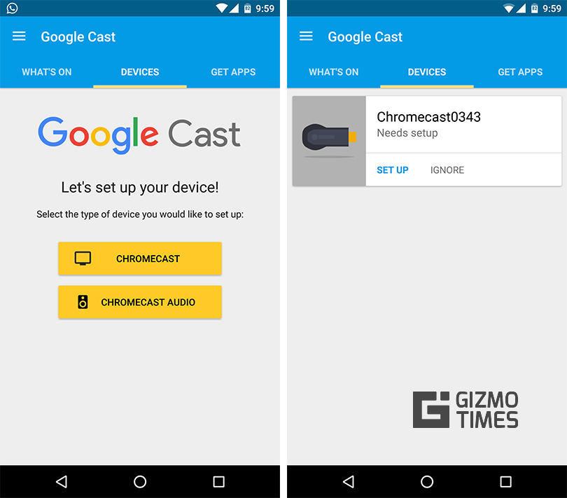 Chromecast-Setup-Android-приложение