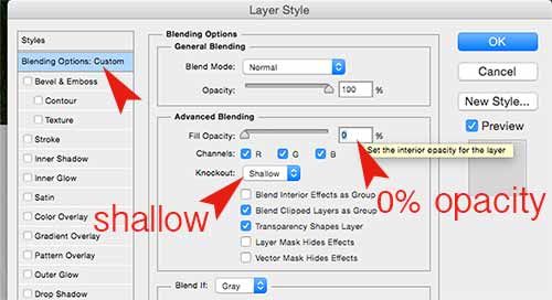 Как создать эффект прозрачного текста в Adobe Photoshop CS6