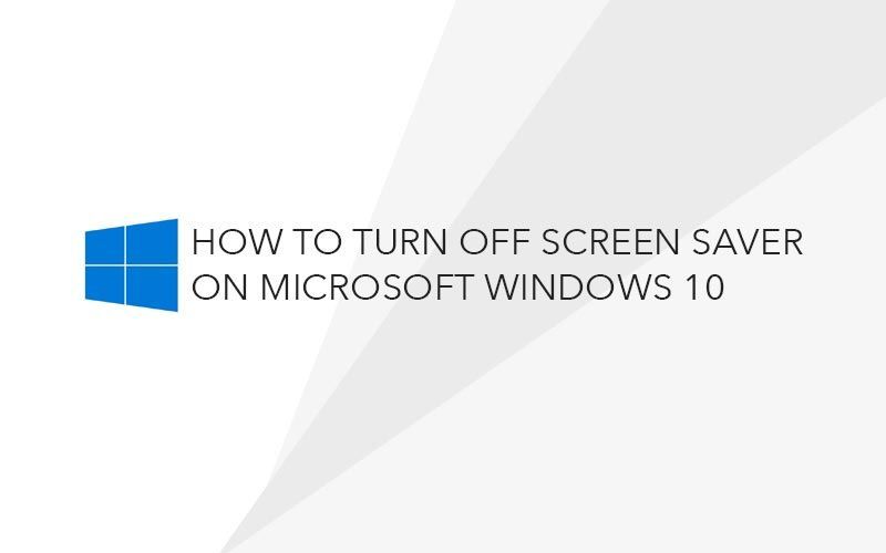 Отключить экранную заставку в Windows 10 (опция деактивации заставки)