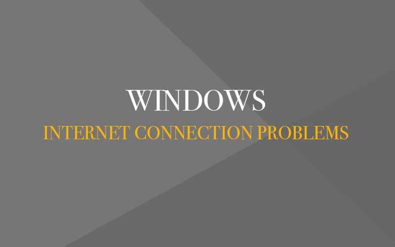 WiFi подключен, но Интернет не работает на Windows 7 & 8 & 10