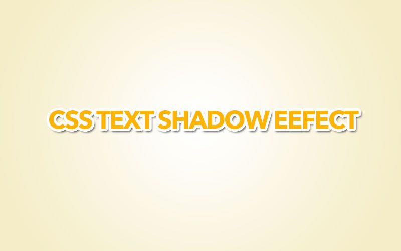 CSS - эффект тени текста и шрифта (внешний и внутренний)