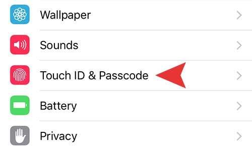 Настройка Touch ID на iOS 9