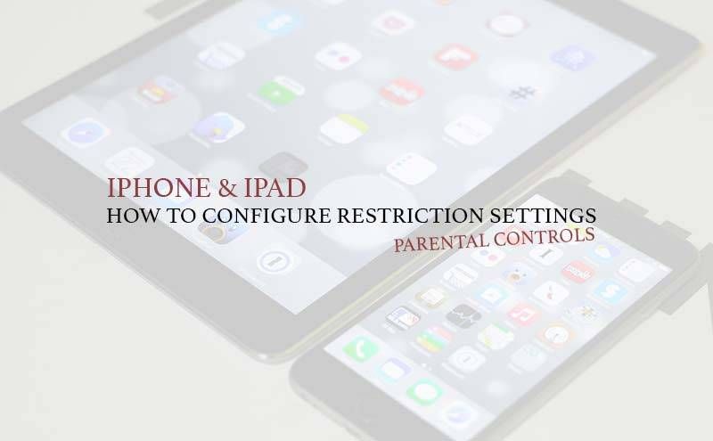 Настройка родительского контроля (ограничений) на iPad Air, Mini, IPhone 6, 6 Plus